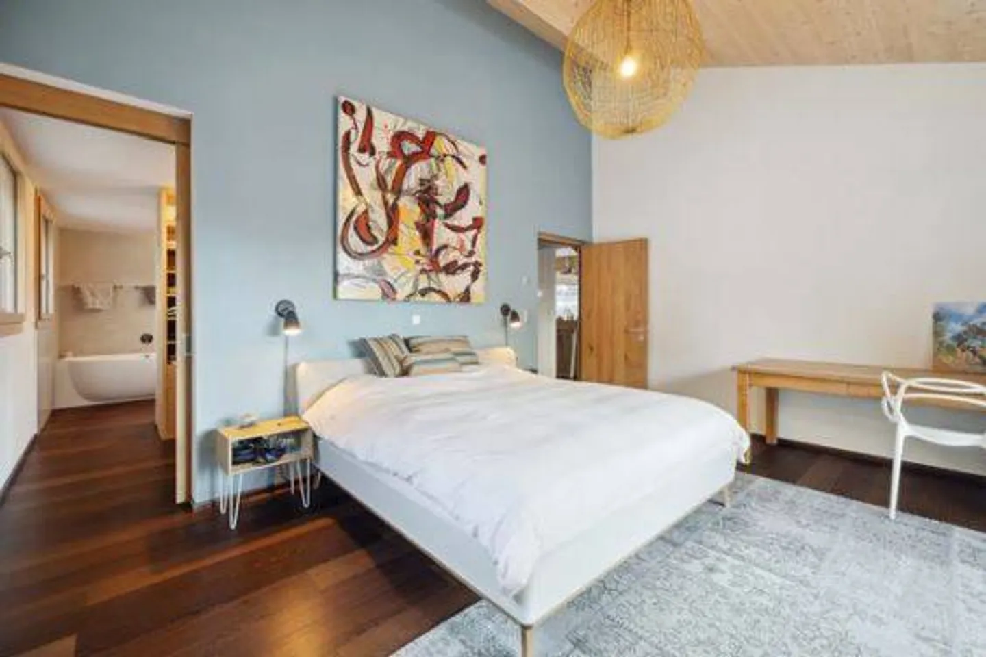 VOLLÈGES vicino a VERBIER Magnifica villa contemporanea con piscina e vista panoramica - Foto 7 di 12