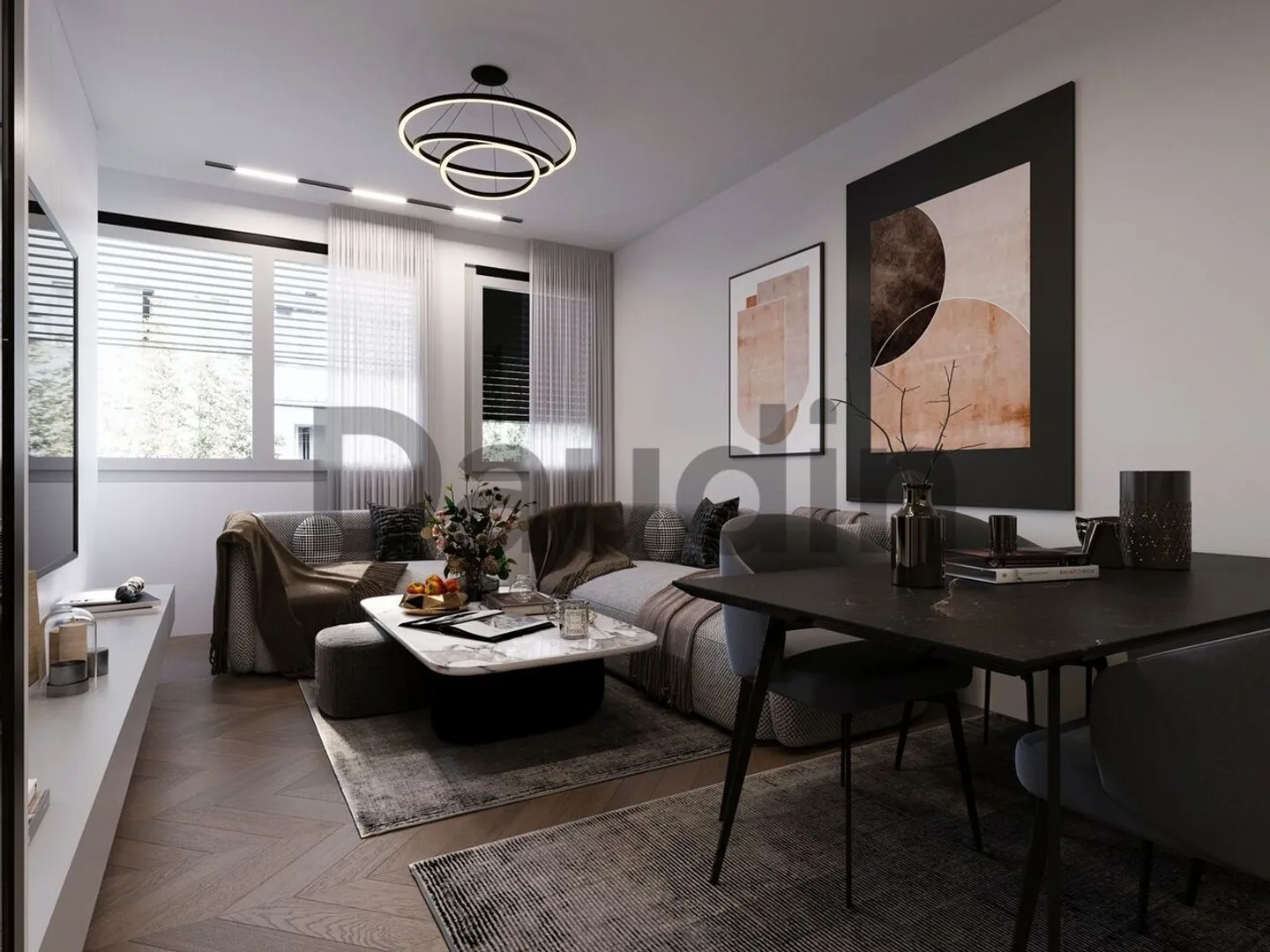 Completely renovated 3-room apartment in the heart of Saint-Jean - Photo 2 of 7