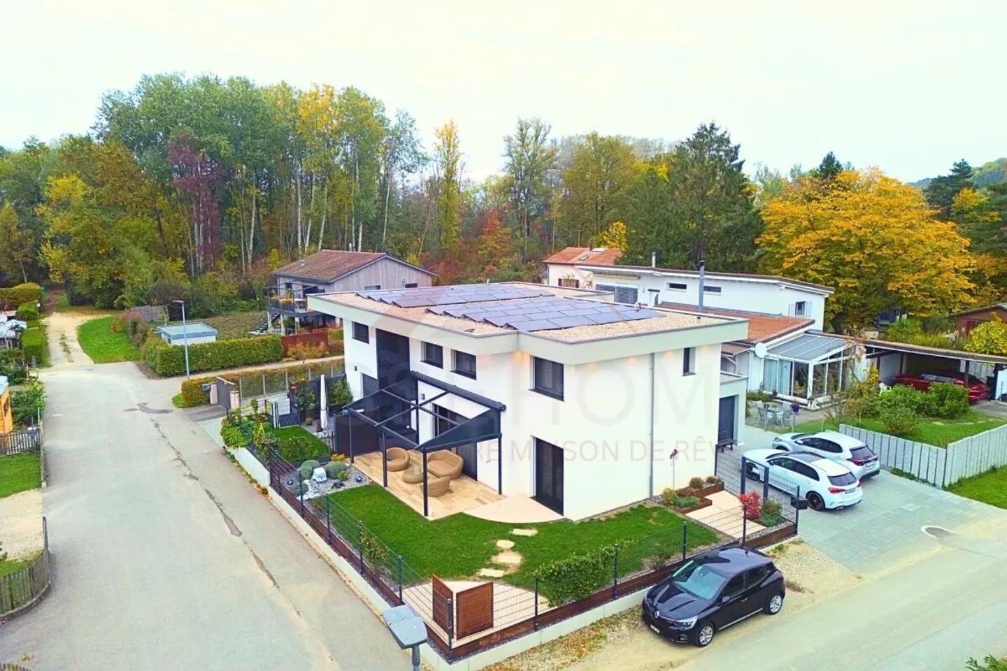 Villa mitoyenne Minergie de 5.5 pièces à Portalban - moderne, élégante et à deux - Photo 2 sur 24