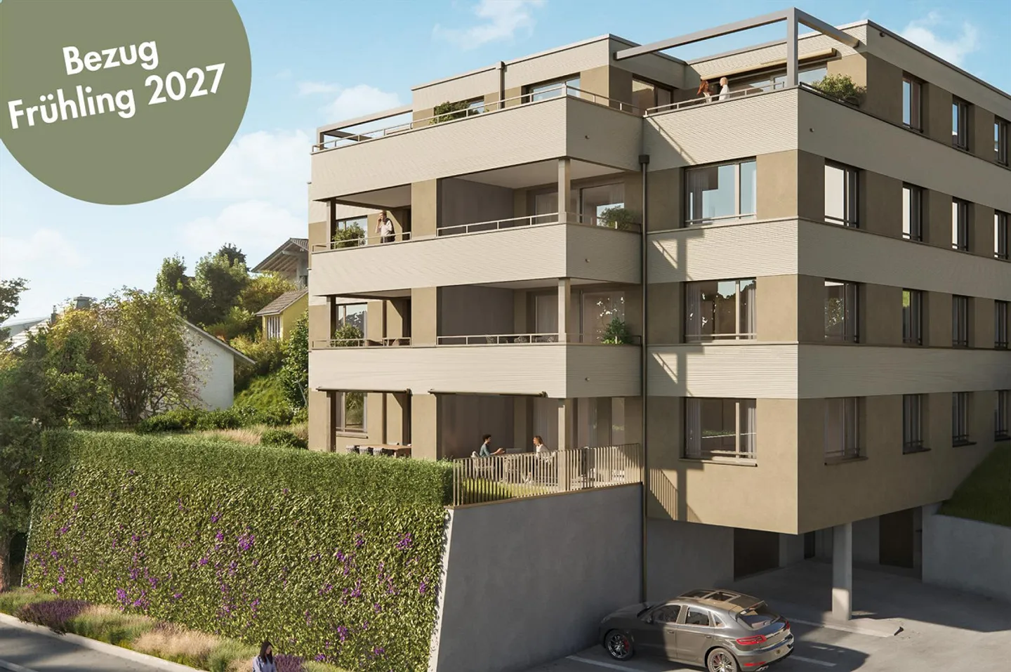 4.5-room apartment with panoramic view (construction site visit possible) - Photo 1 of 4