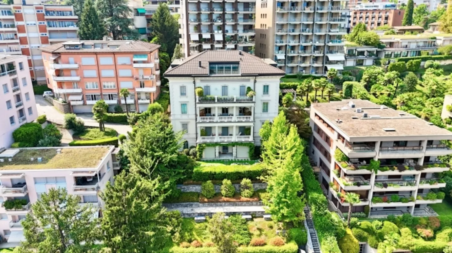 Villa Clelia - Attico con vista sul Lago di Lugano in un edificio storico - Foto 3 di 7