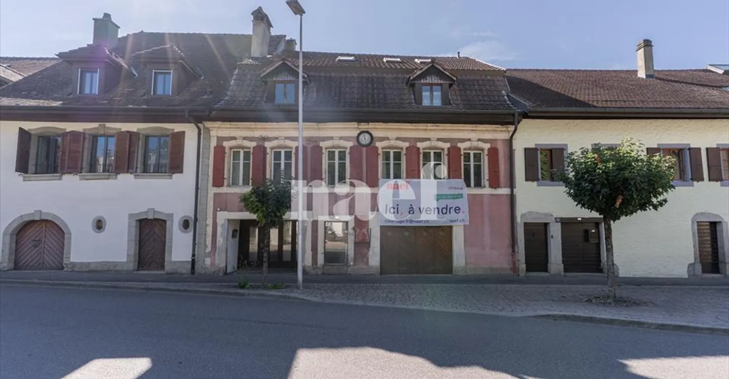 Herrenhaus am Ufer des Murtensees in Vallamand zu verkaufen - Foto 1 von 6