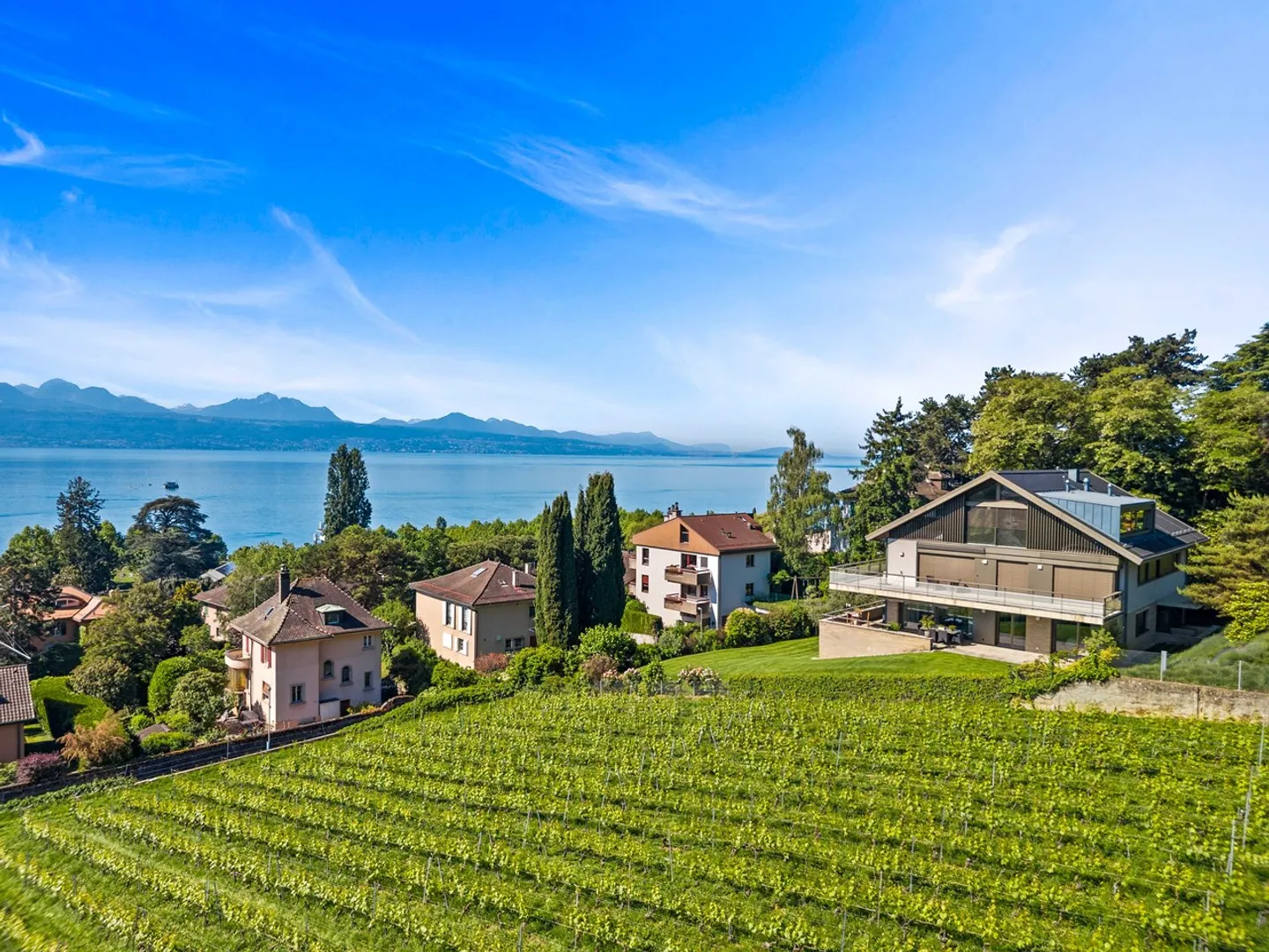 Appartamento di alto standard in un ambiente eccezionale tra lago e vigneti - Foto 2 di 13