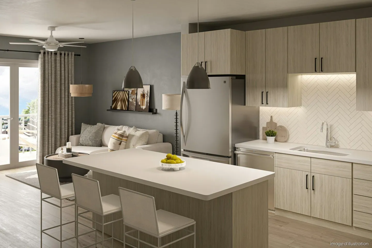 Neues Attique mit Terrasse in Aproz - Foto 1 von 4