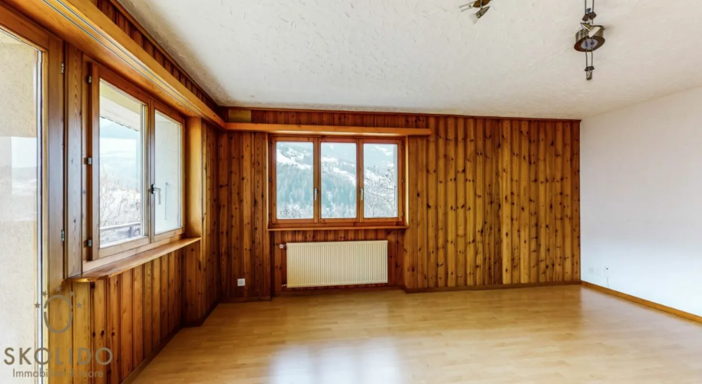 Appartamento (vacanze) attraente su due piani con potenziale di ampliamento a Bürchen VS - Foto 2 di 10
