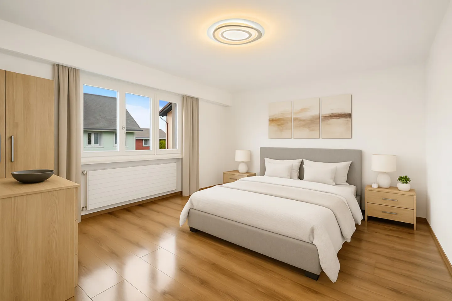 Geräumige Wohnung mit Terrasse - Foto 3 von 7