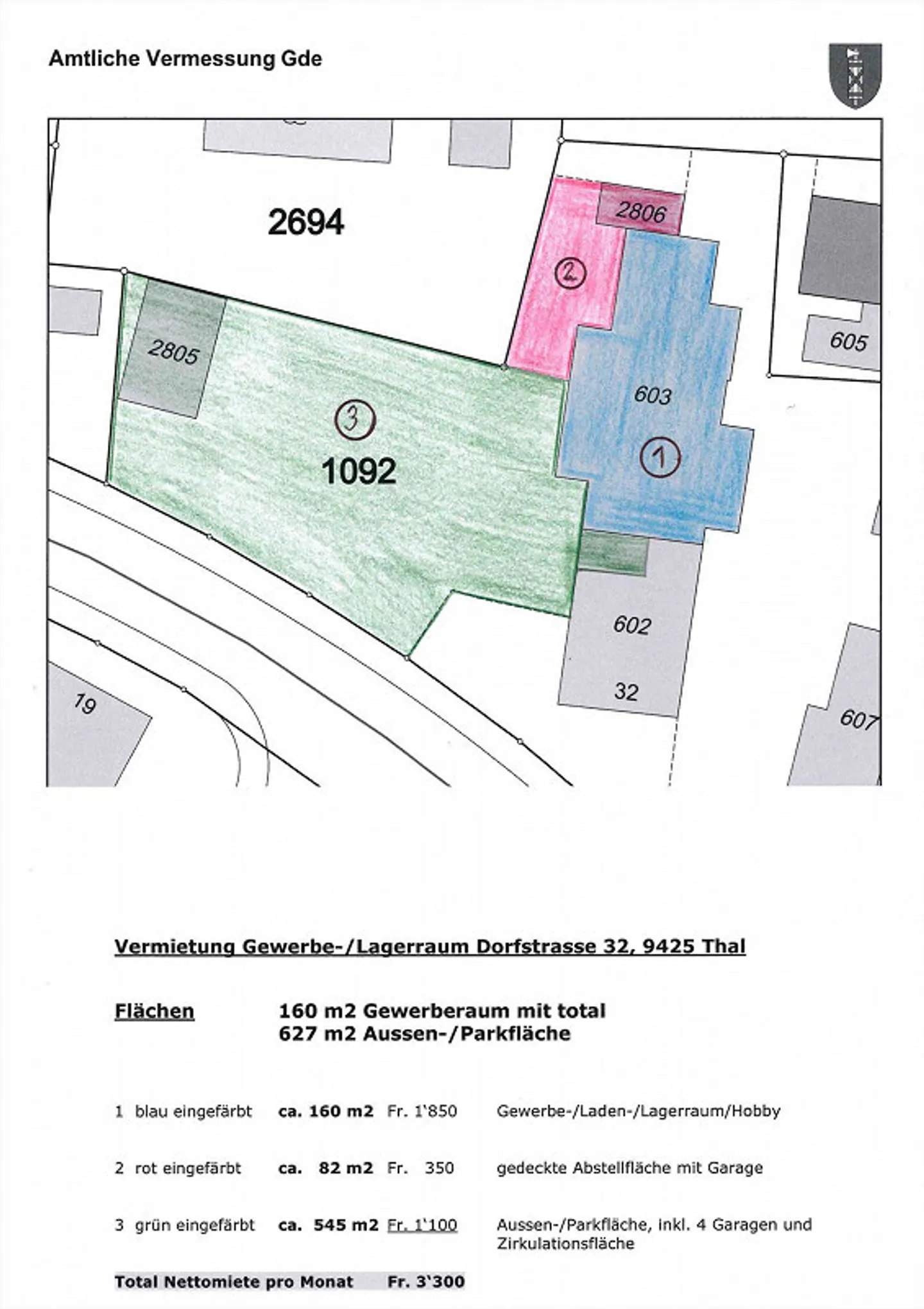 160 m2 commercial/storage space with 627 m2 outdoor/parking area/garage - Photo 9 of 9