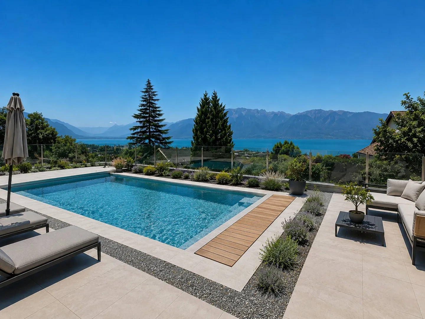 Nuovo! Villa indipendente con piscina e magnifica vista sul lago - Foto 6 di 13