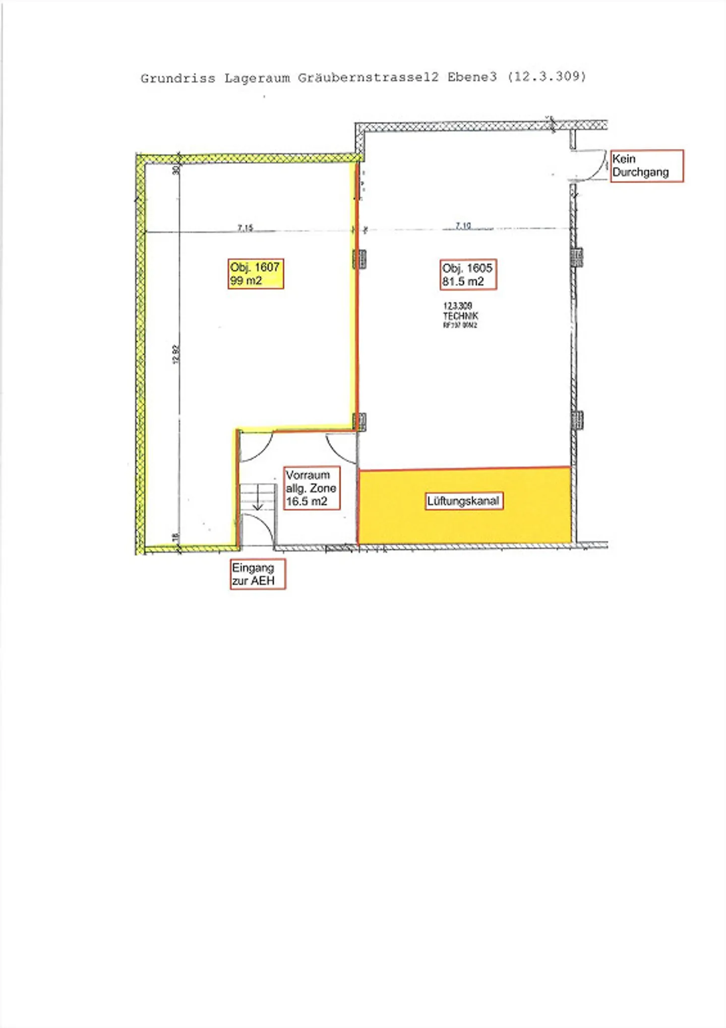 Futuro Liestal - Storage space of 99 m² for rent - Photo 6 of 6