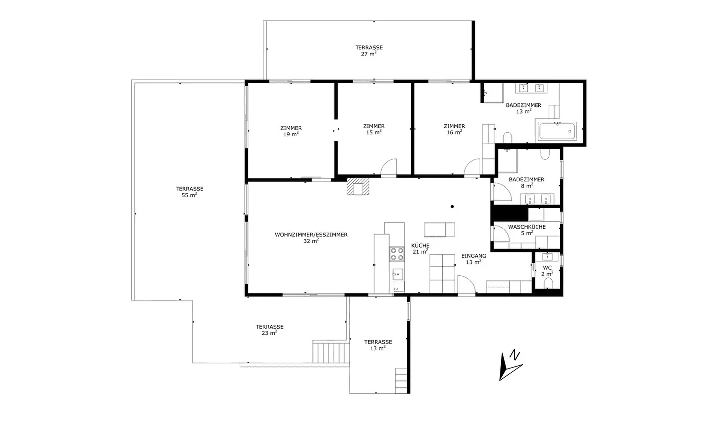 Exklusive 4.5-Zimmer-Parterrewohnung in Kilchberg - Foto 7 von 7