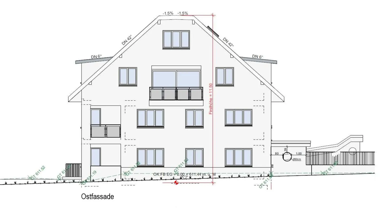 Zu verkaufen 4½ Zi.-Whg., an der Maugwilerstrasse 40 in 9552 Maugwil (Steuerfuss 9500 Wil) - Foto 10 di 12