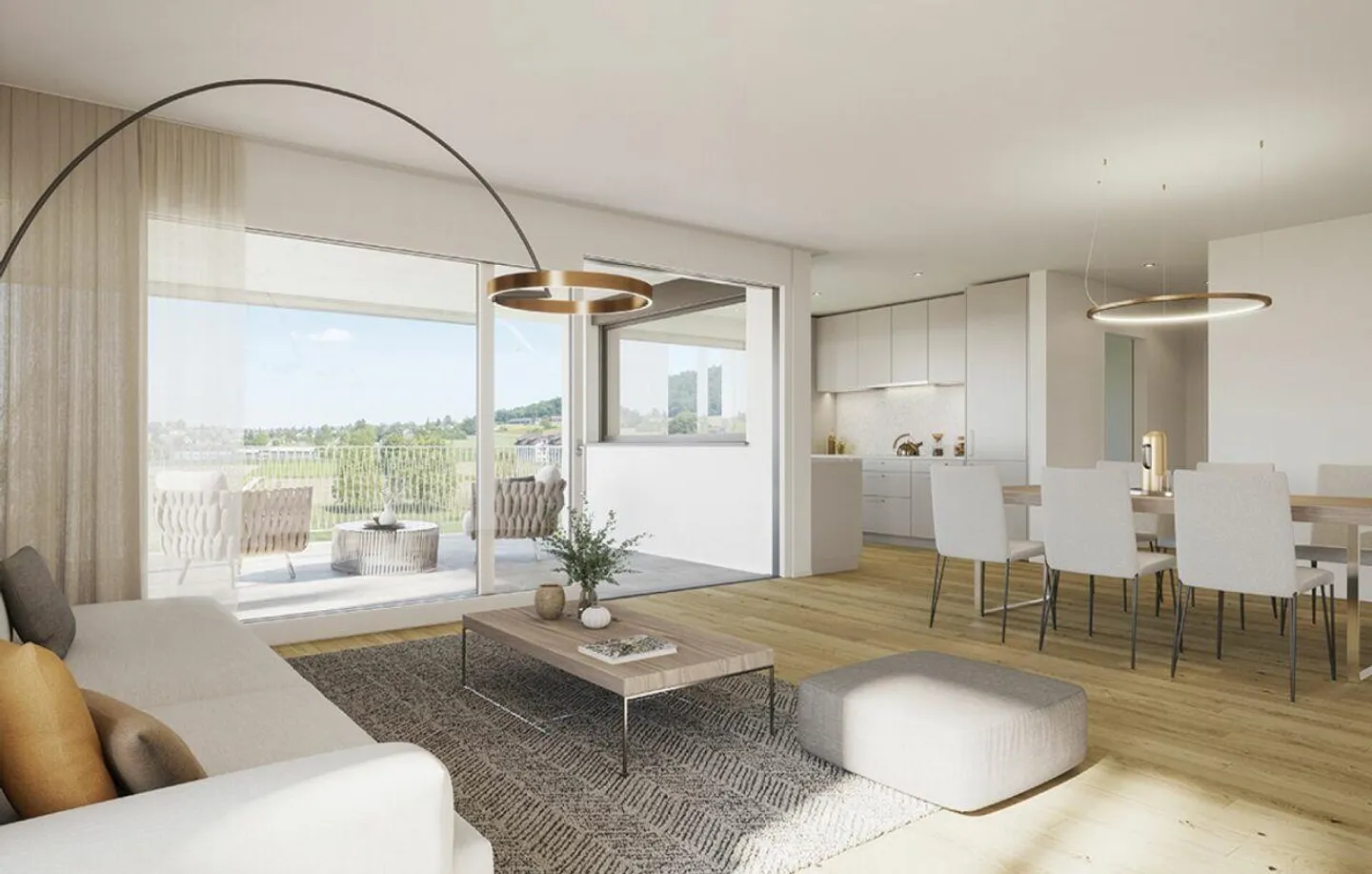 Appartamenti di proprietà di 5,5 stanze - Foto 2 di 6