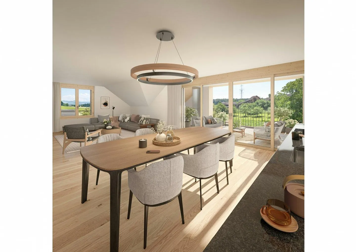 Vivre au paradis - Penthouse en duplex de 5,5 pièces avec magnifique... - Photo 3 sur 5