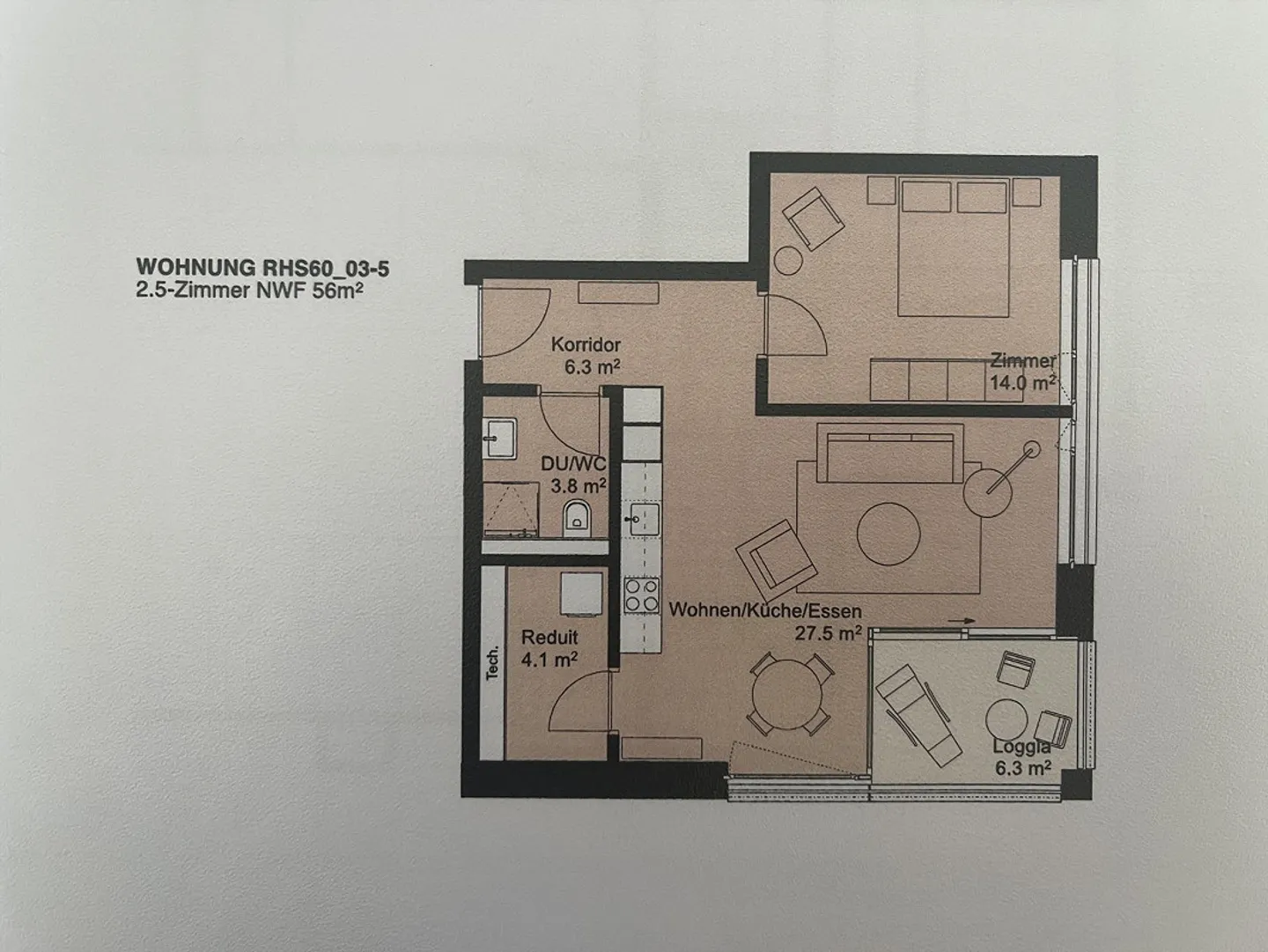 6-Monats-Untermiete: 2,5-Zimmer-Wohnung neben dem Bahnhof Regensdorf - Foto 11 von 11