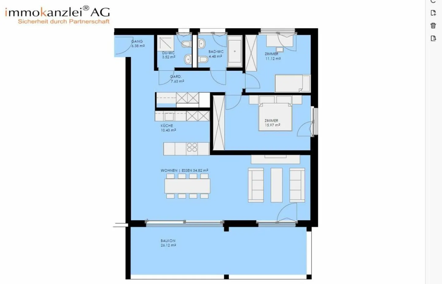 Charmante Wohnung in ruhiger Lage - Foto 7 von 8
