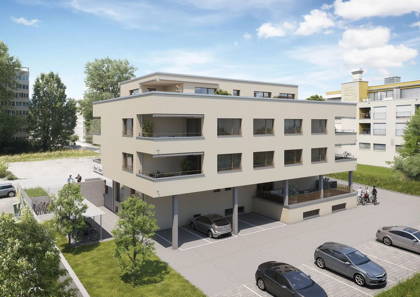 Exklusive Attikawohnung im Zentrum Lyss - Foto 1 von 9