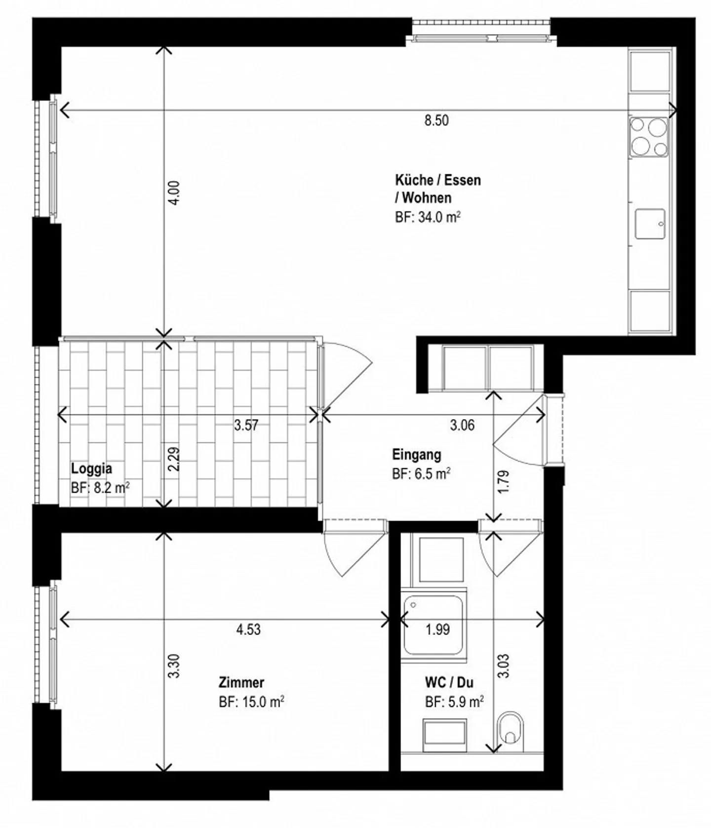 2.5 room apartment with top expansion standard in Wetzikon ZH available immediately - Photo 8 of 8