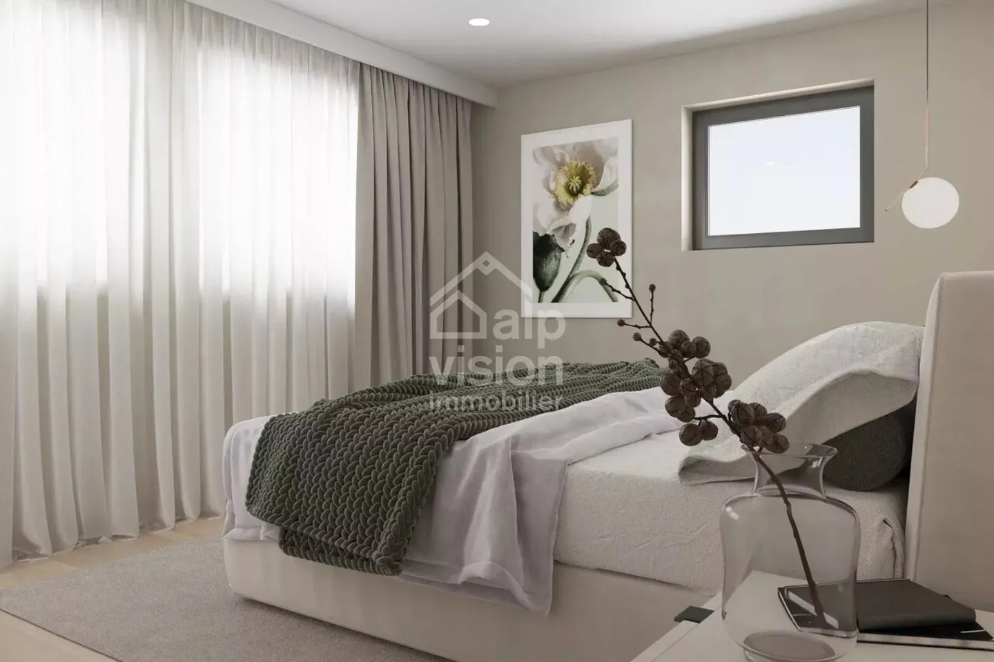 3,5 helle und geräumige Zimmer in Nendaz 4 Täler - Schlüsselbereit Investition - Foto 2 von 4