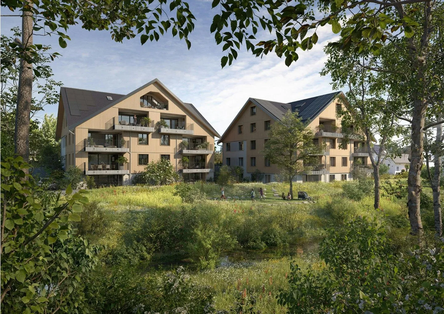 Appartement de 5,5 pièces dans la verdure - Photo 4 sur 6