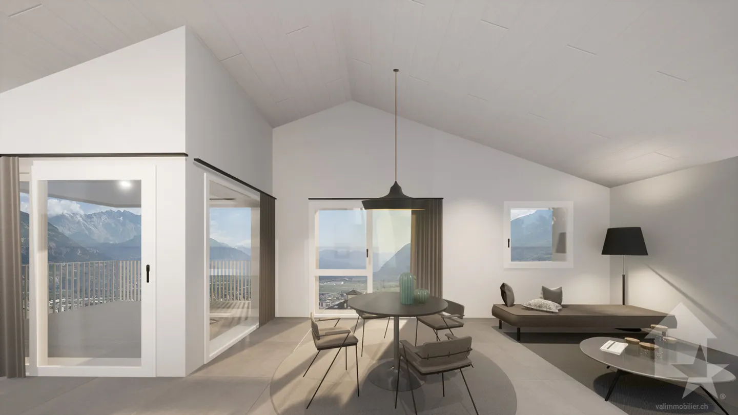 Apartment 4.5 rooms with 128m2 and garden of 325m2 and 2 parking spaces - Photo 7 of 7