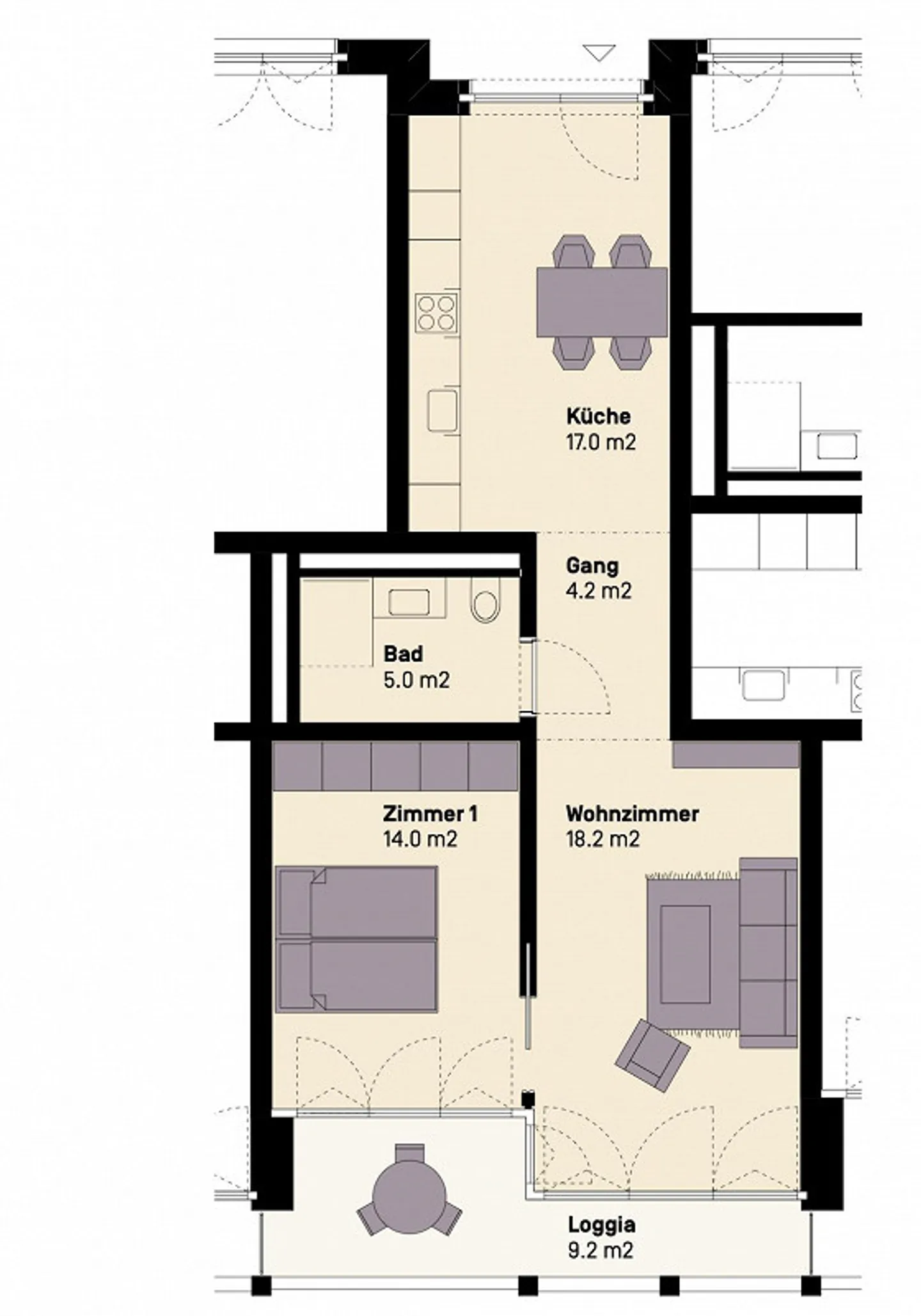Appartamento 2,5 locali, Subaffitto - Foto 5 di 7