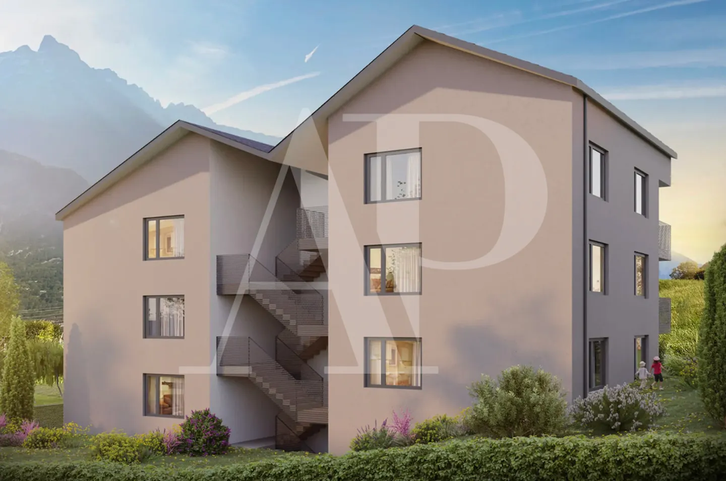 DUPLEX MIT LOGGIA - PANORAMABLICK - EXKLUSIVITÄT - BAU BEGINNEN - Foto 5 von 8