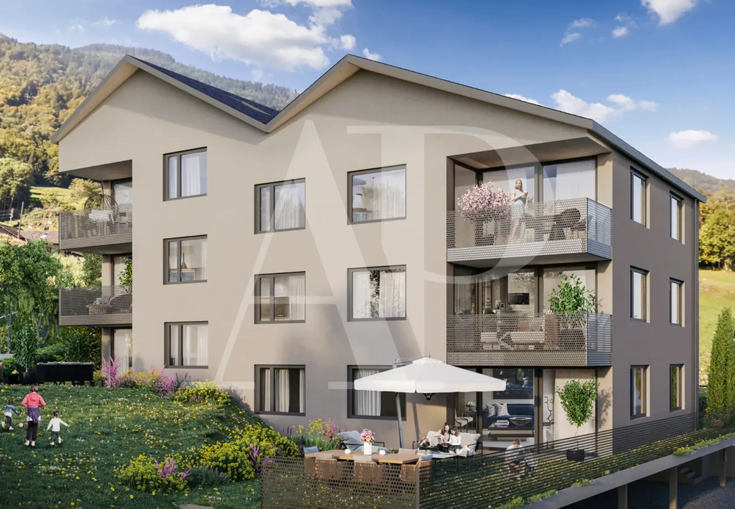 DUPLEX MIT LOGGIA - PANORAMABLICK - EXKLUSIVITÄT - BAU BEGINNEN - Foto 6 von 8