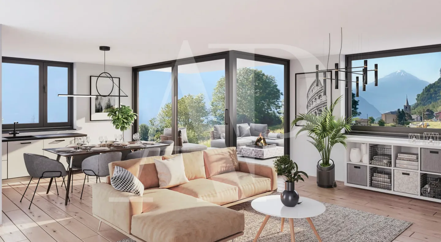 DUPLEX MIT LOGGIA - PANORAMABLICK - EXKLUSIVITÄT - BAU BEGINNEN - Foto 7 von 8