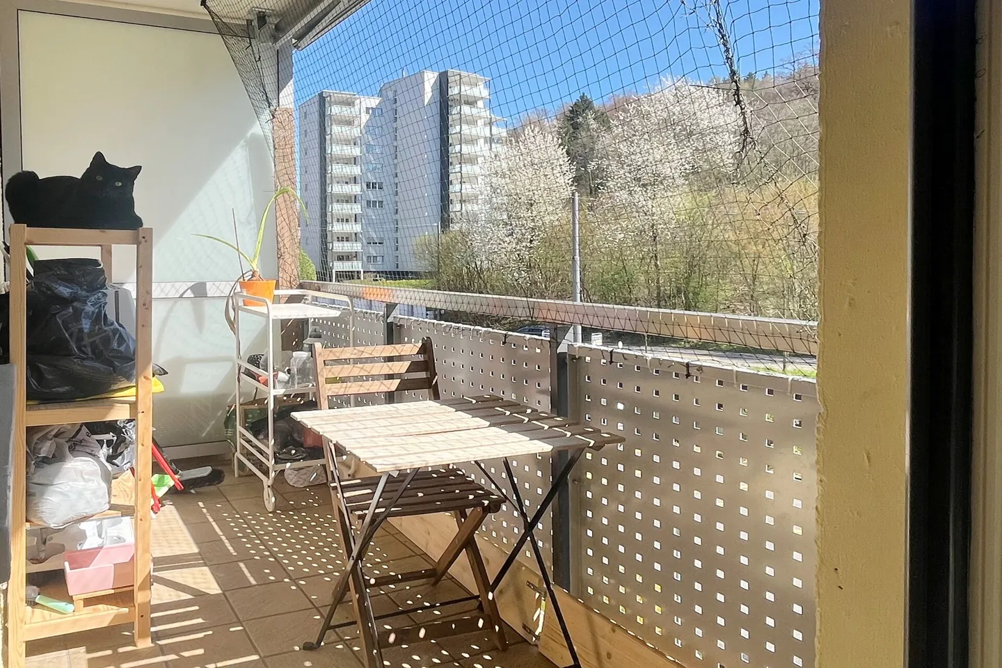 Appartamento con balcone e vista sul verde vicino al Dättwiler Weiher - Foto 10 di 11