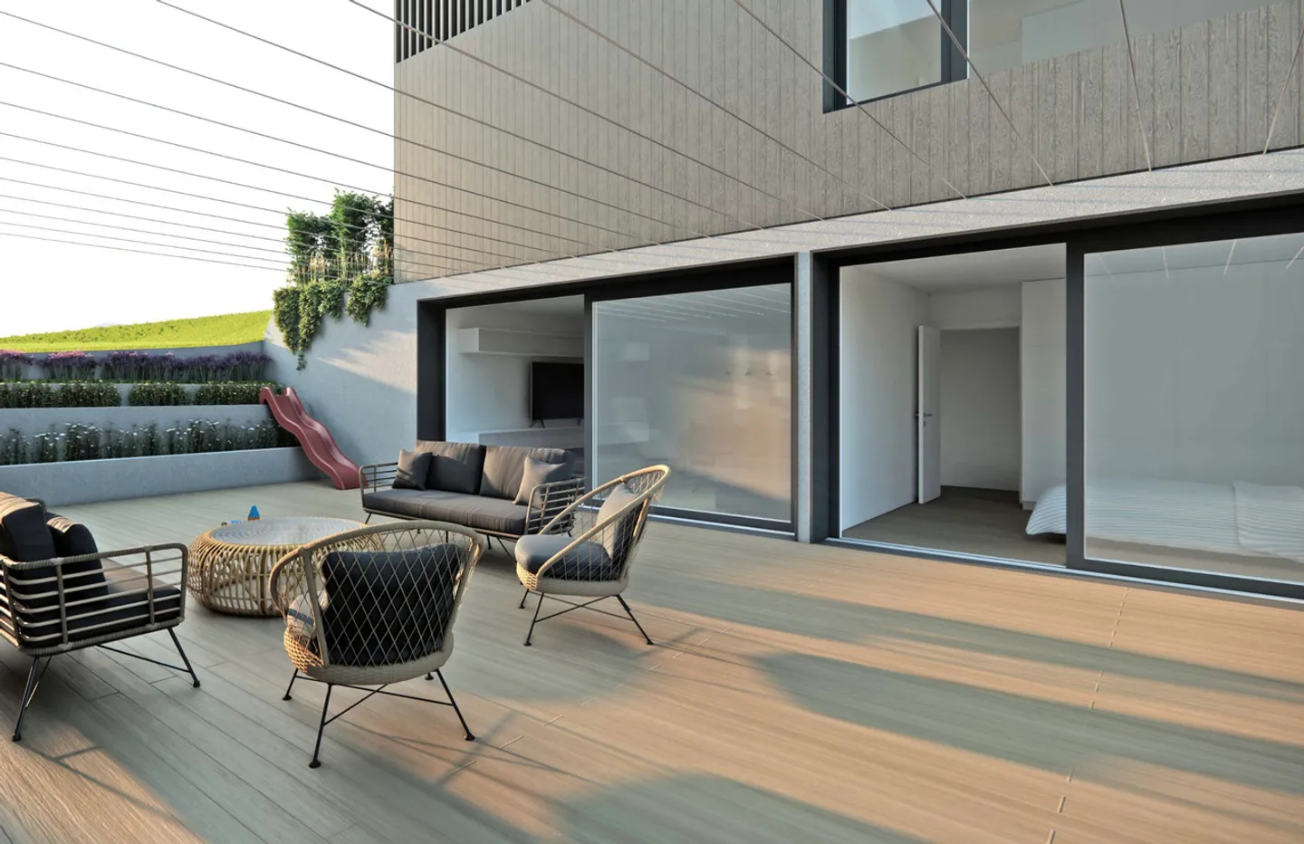 St-Aubin, for sale, semi-detached villa of 148 m2, land of 413 m2 - Photo 4 of 7