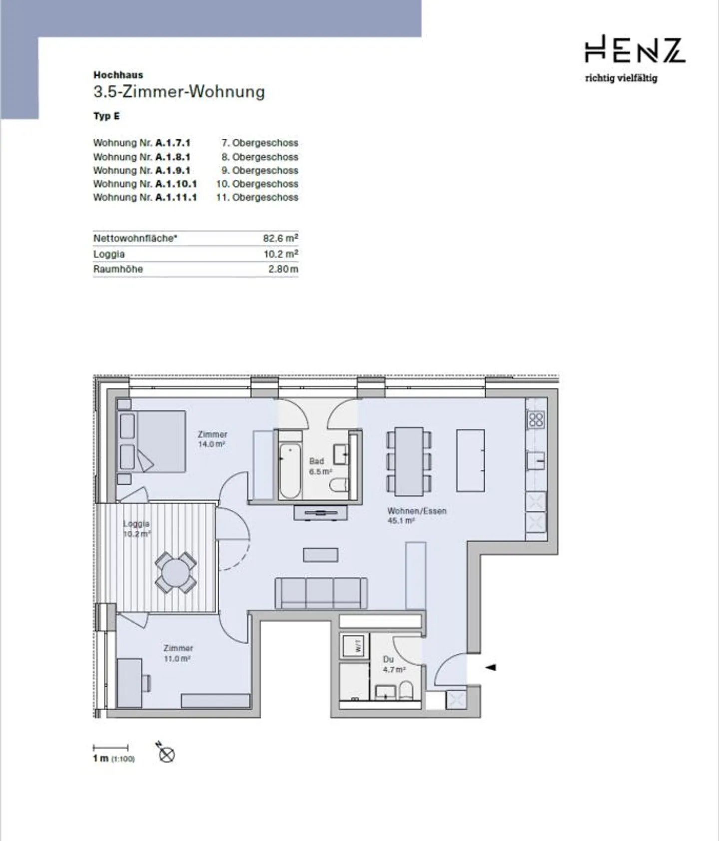 HENZ Areal Suhr Appartamento A.1.8.1 - Foto 14 di 18