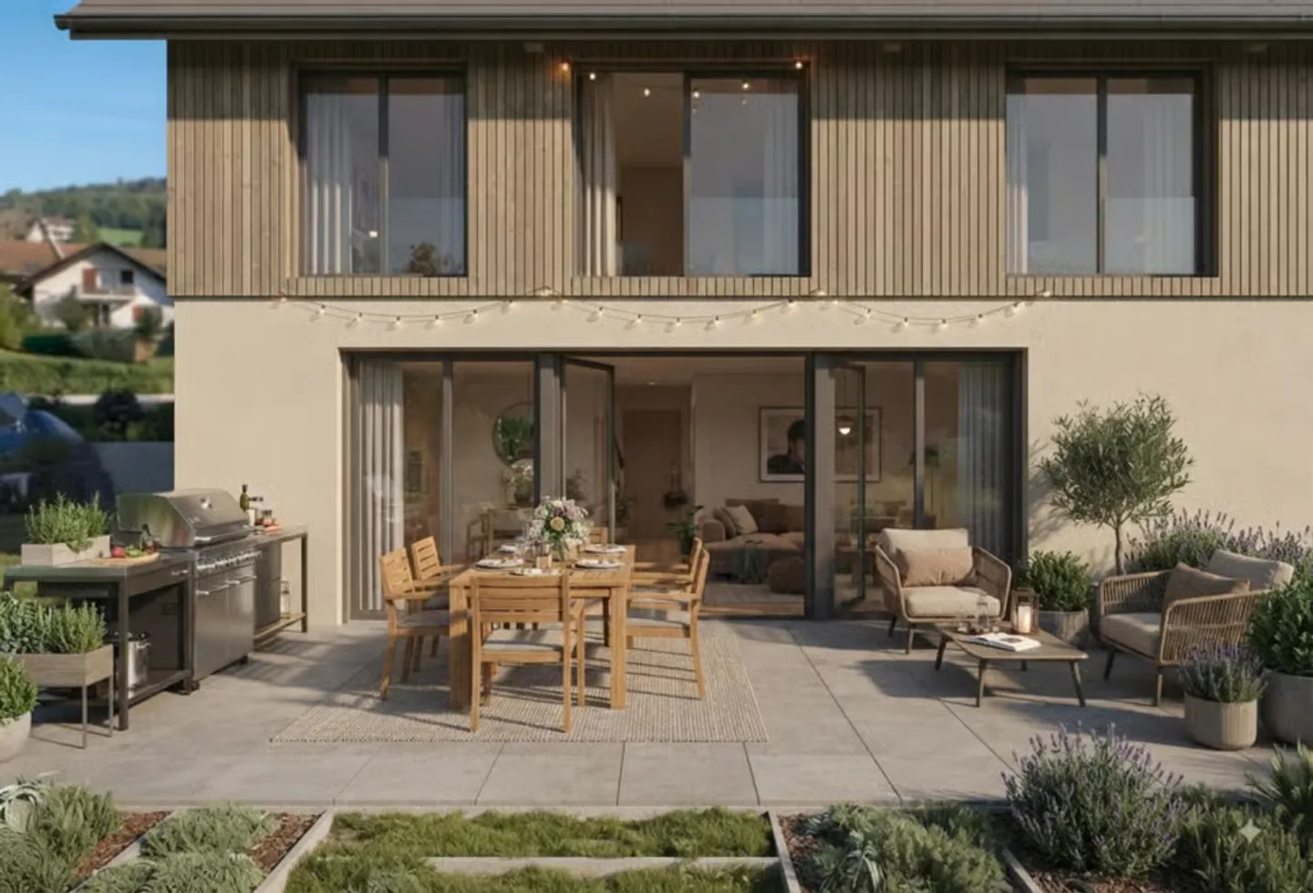 Rez-de-chaussée avec terrasse - Photo 1 sur 5