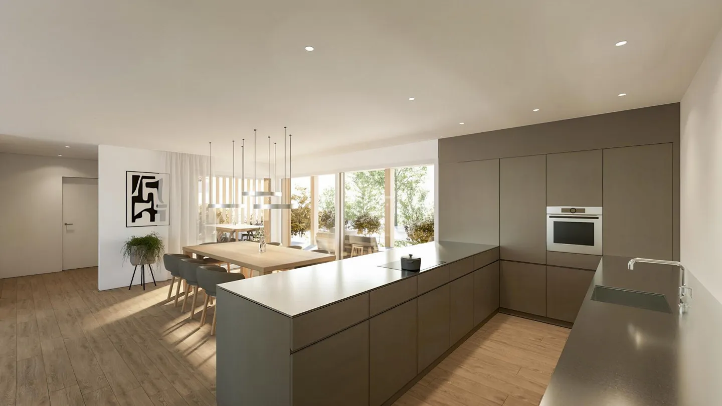 Appartamento con giardino con ampi spazi abitativi e verdi - Foto 4 di 7