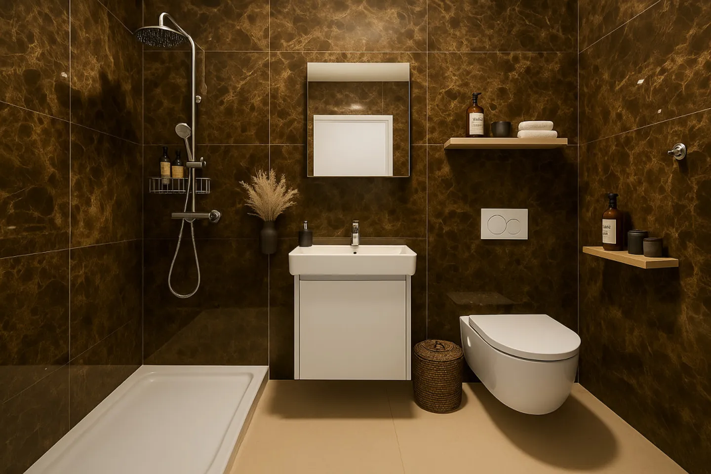 4,5 Zimmer mit vollständigem Marmor - 2 MONATE GRATIS* - Photo 6 sur 7