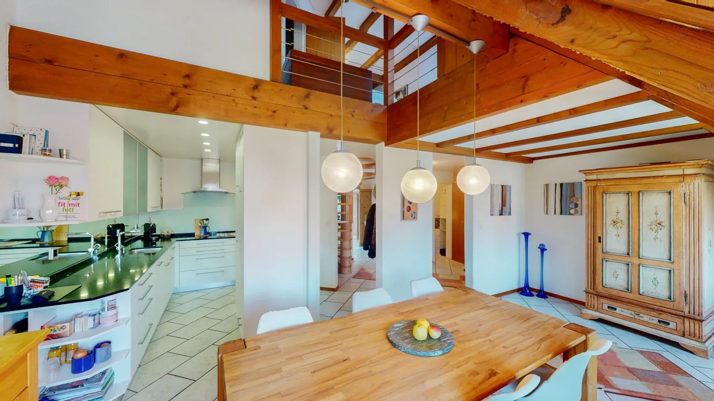 Appartamento mansardato 4½ locali su due piani con balcone - Foto 7 di 12