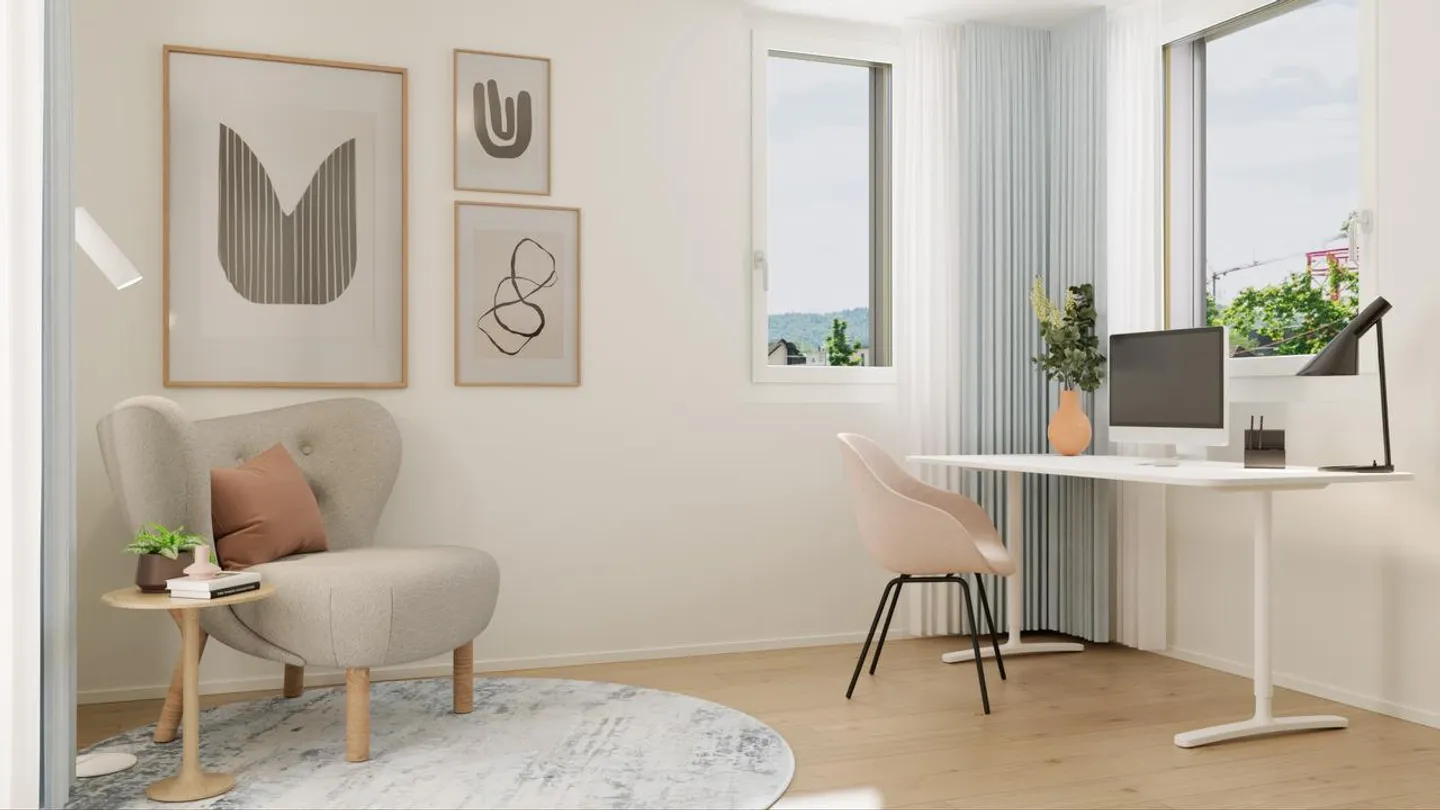 Appartamento di alta qualità con 3,5 stanze, due bagni e due logge - Foto 6 di 12
