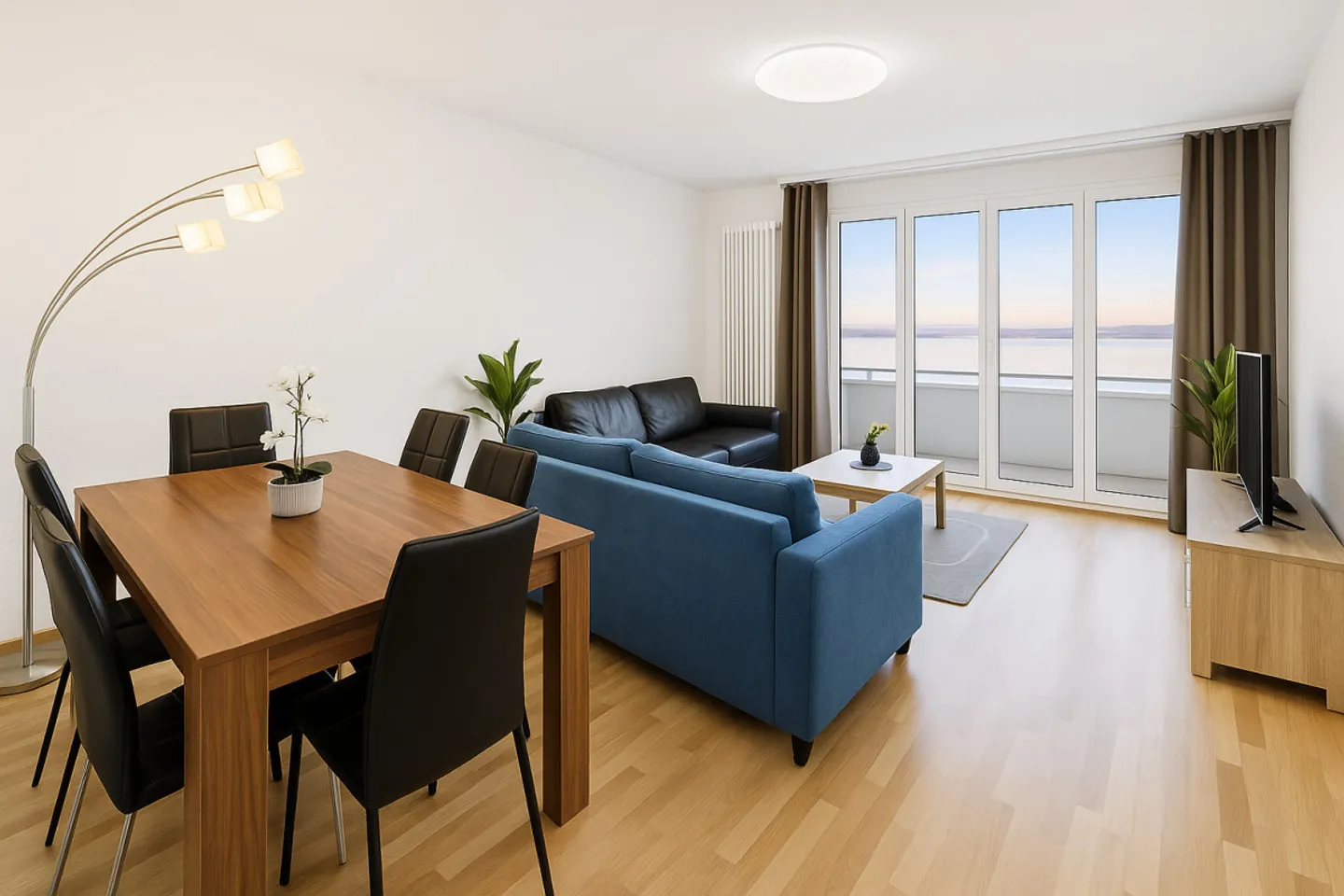 Panoramablick auf den See 180° – 2 MONATE KOSTENLOS - Ausnahmewohnung möbliert - - Photo 3 sur 6