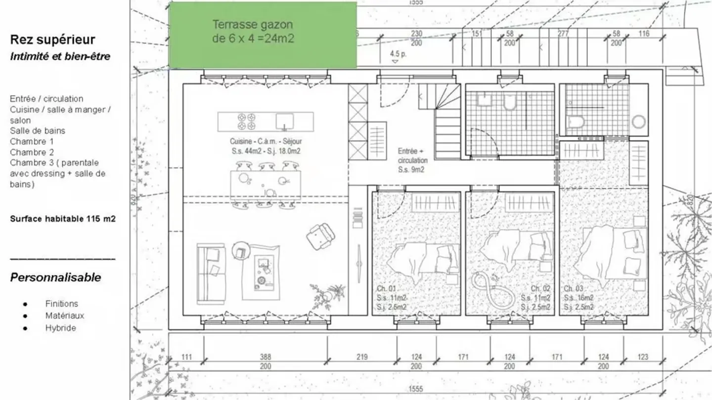 Villa indépendante énergétiquement et modulable selon besoin - Photo 5 sur 6