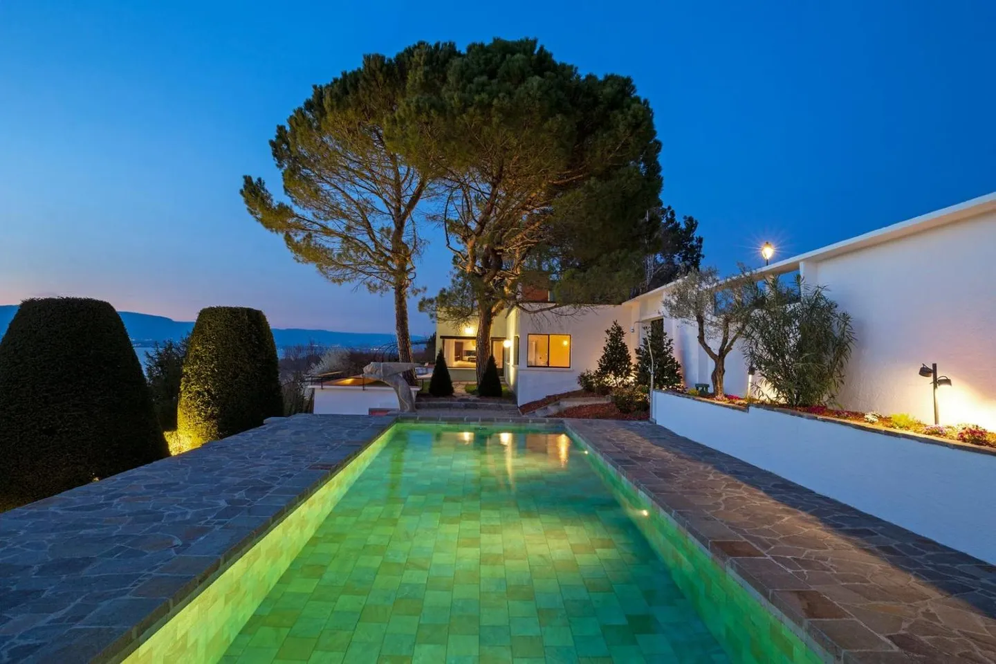 Villa architecturale avec vue lac - Photo 3 sur 13