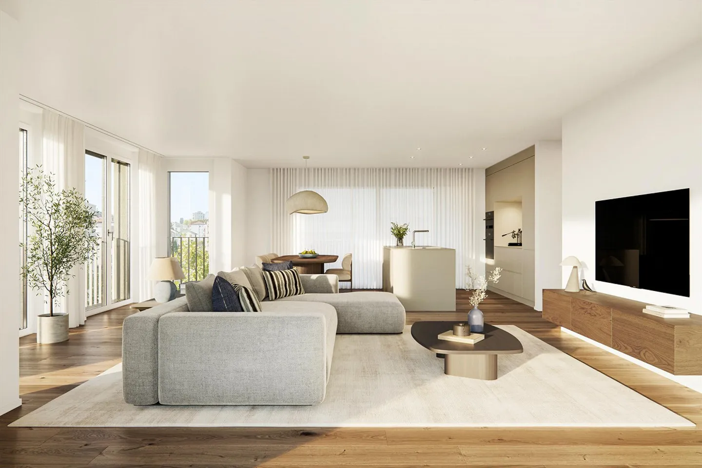 Moderne Wohnung in Zürich - Foto 2 von 4