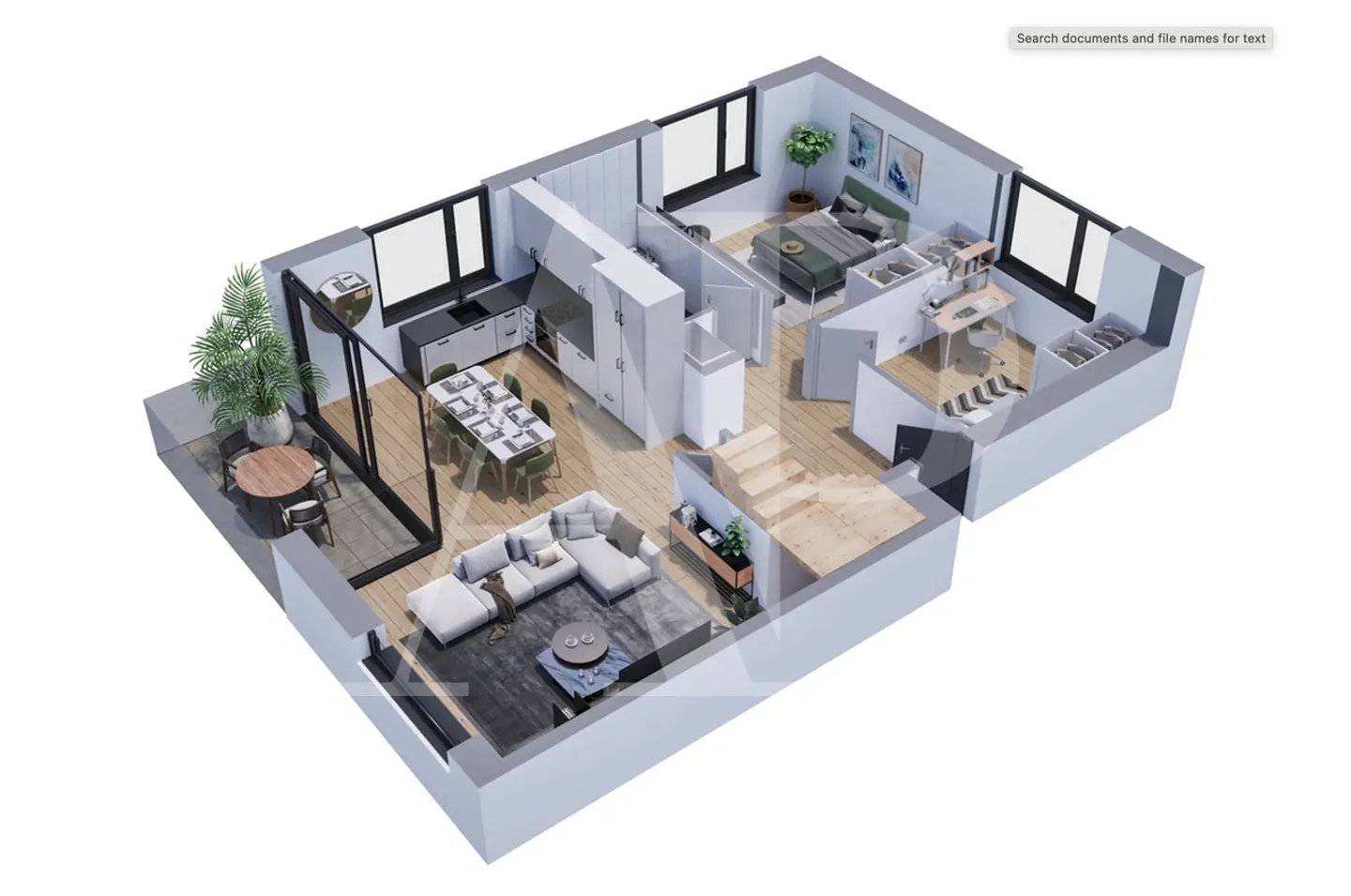 DUPLEX MIT LOGGIA - PANORAMABLICK - EXKLUSIVITÄT - BAU BEGINNEN - Foto 6 von 7