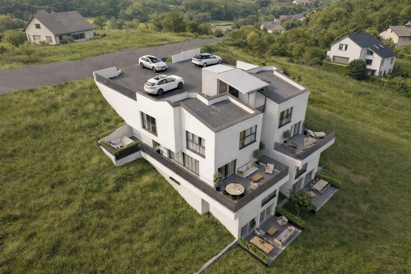 4 Duplex-Villen - Foto 3 von 9