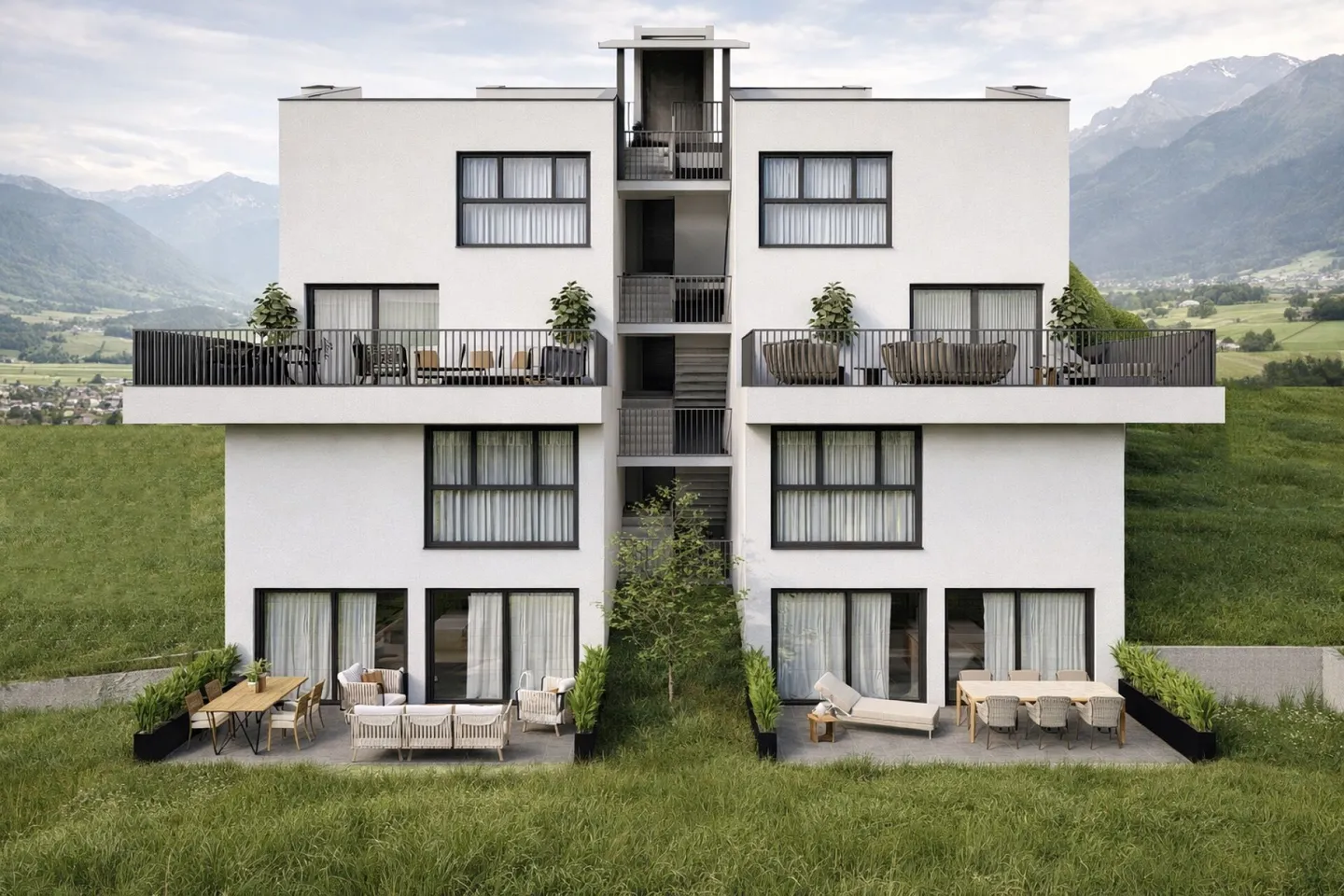 4 Duplex-Villen - Foto 2 von 9