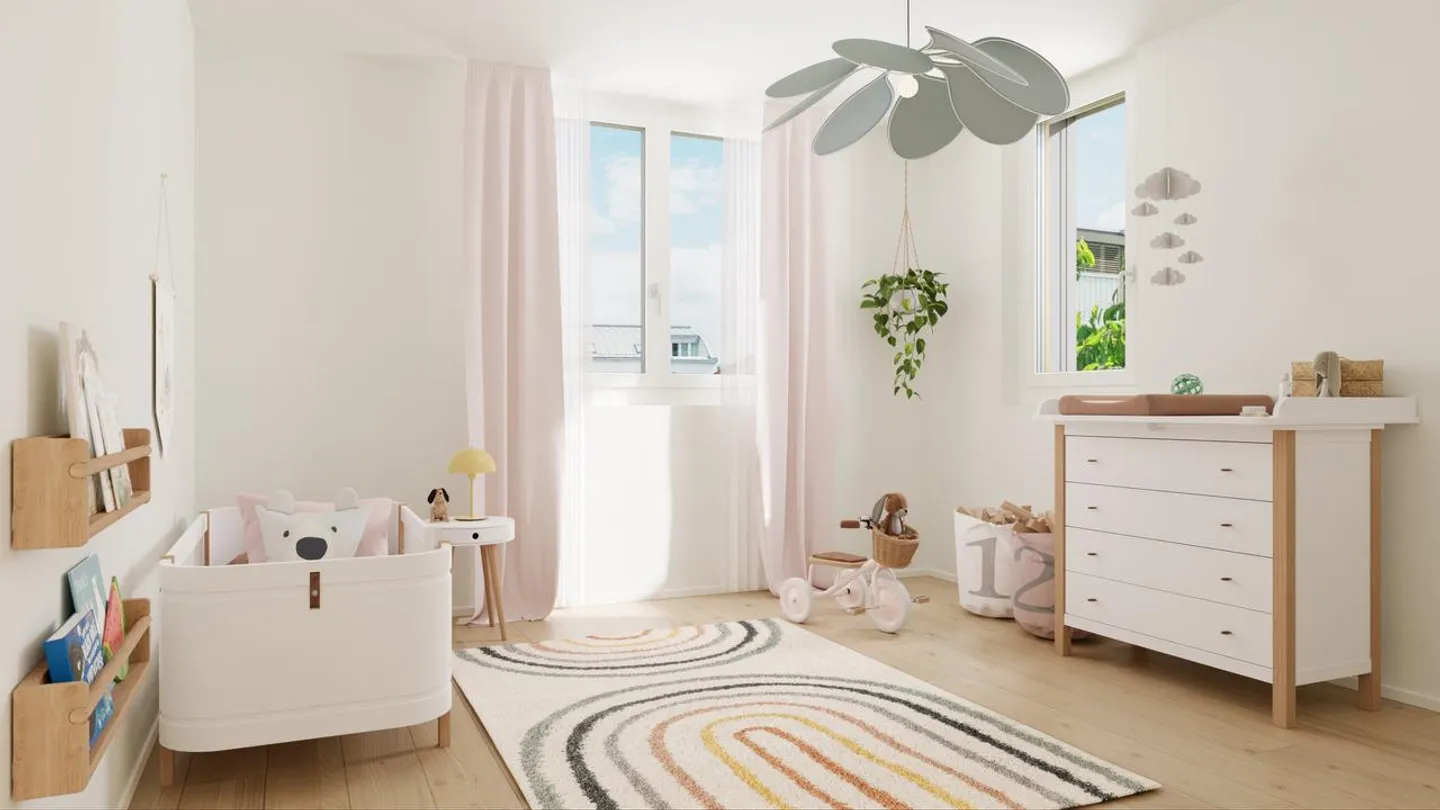 Schöne 3.5 Zi-Gartenwohnung mit Gartenzugang und zwei Loggien - Foto 4 von 8