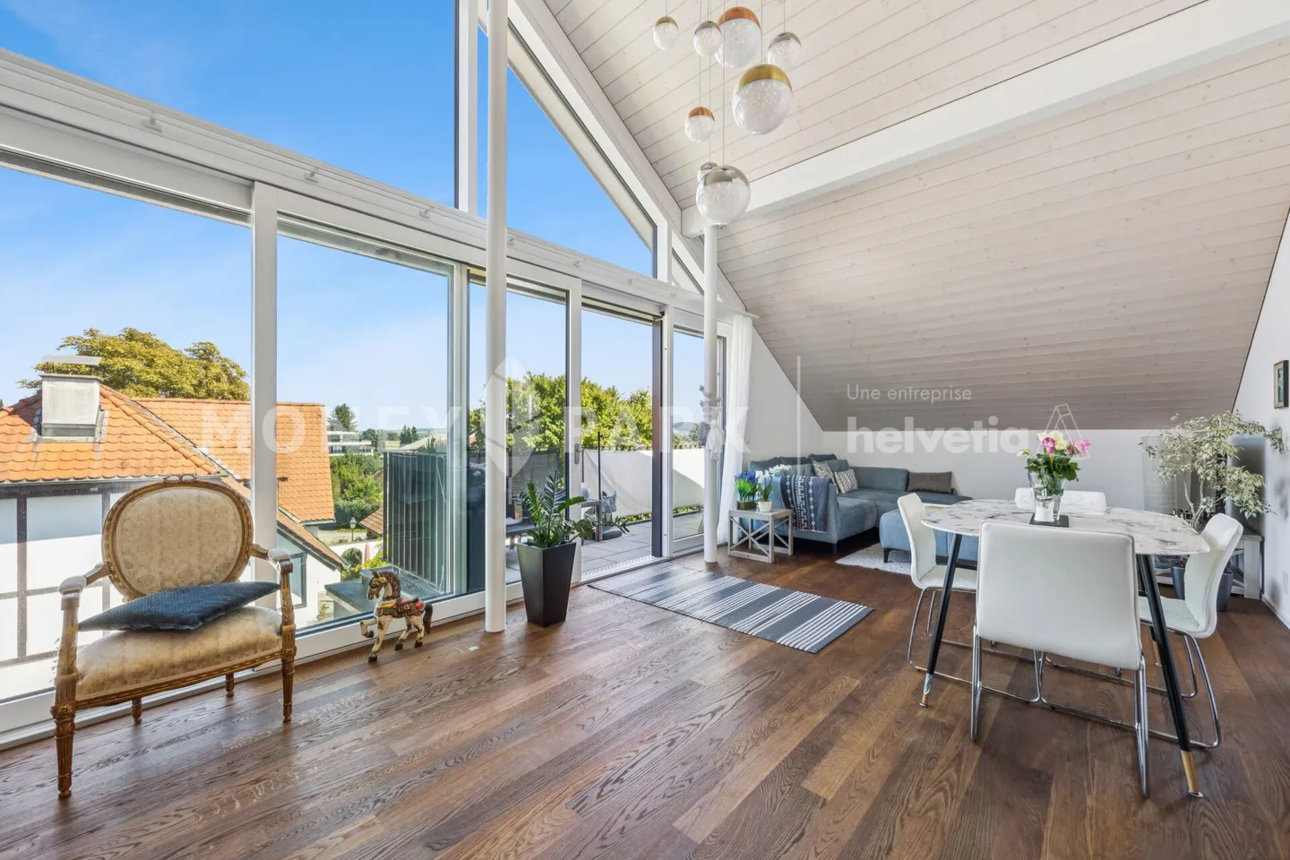 Bel appartement moderne en attique à Lengnau - Photo 3 sur 10