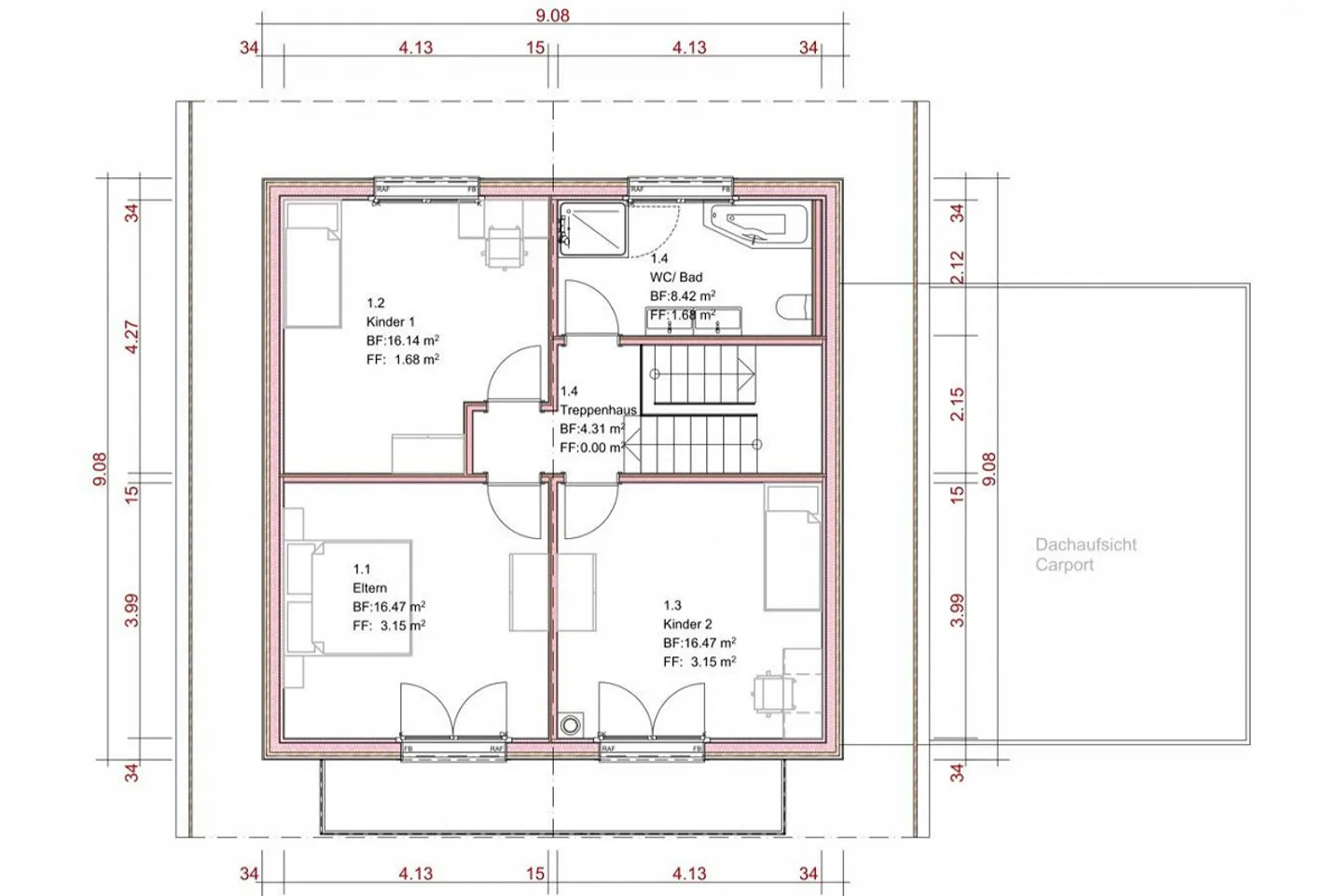 Maison individuelle neuve dans un quartier calme à Eggiwil - Photo 11 sur 13