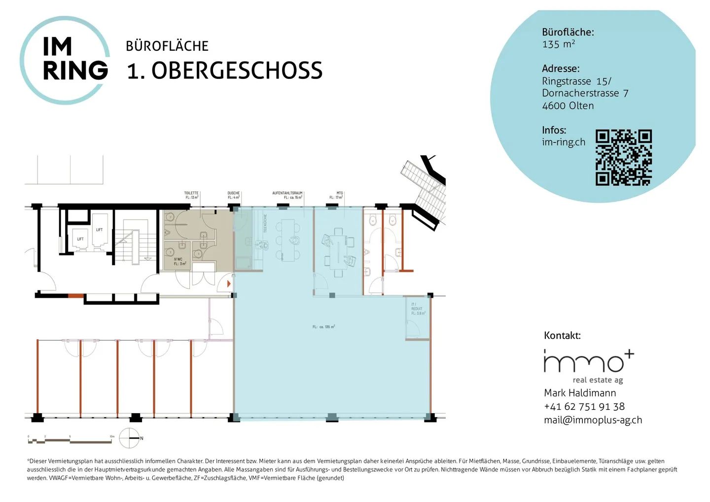 In the Ring | Ringstrasse 15 / Dornacherstrasse 7, Olten | 135 m² - Photo 3 of 12