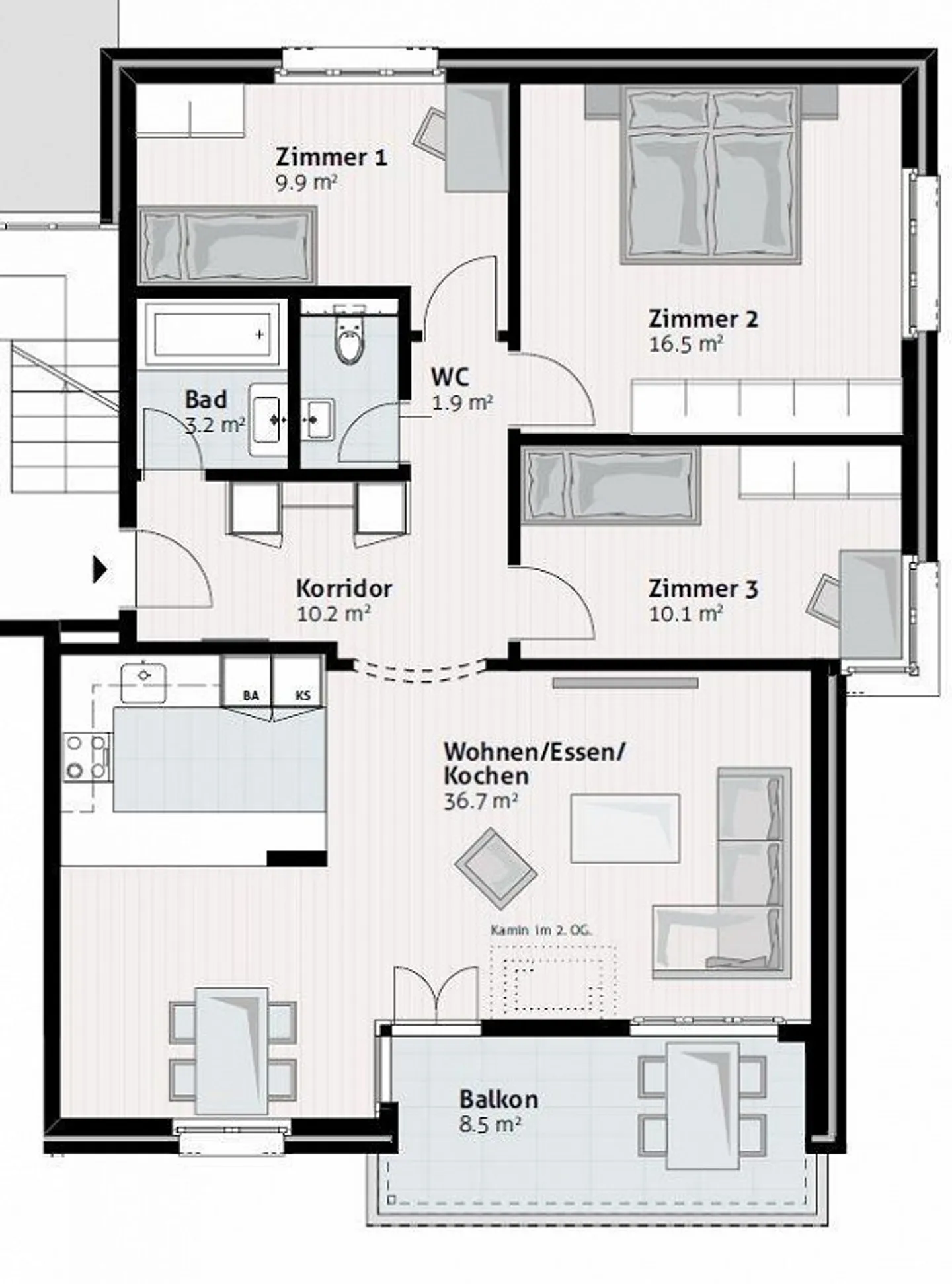 Appartement familial spacieux dans un quartier calme ! - Photo 7 sur 7