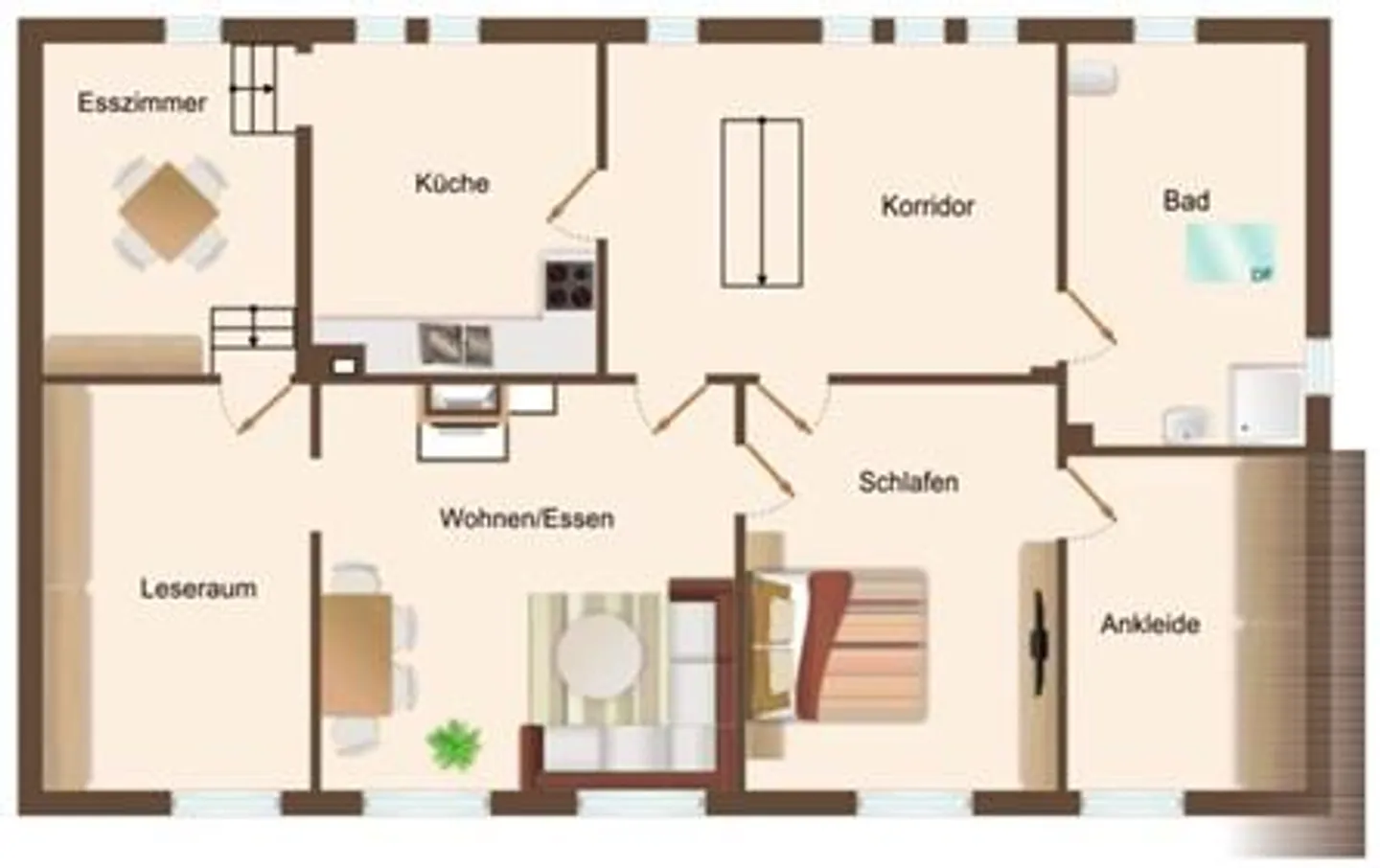 Attractive 4.5-Room Old Building Apartment with Charm - Photo 14 of 14