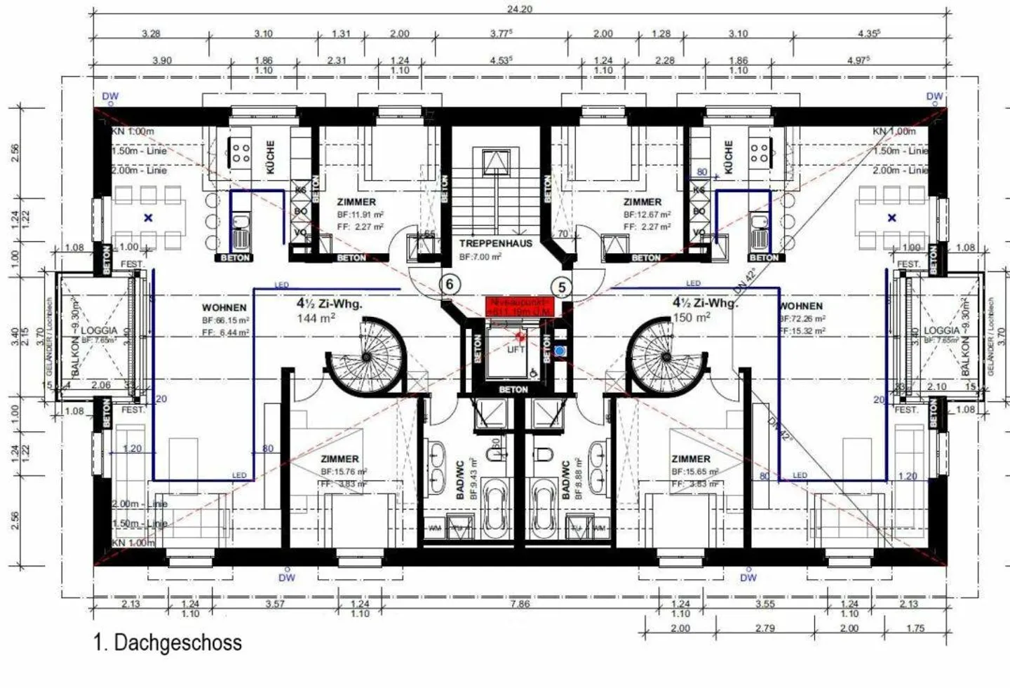 Zu verkaufen 4½ Zi.-Maisonettewhg., an der Maugwilerstrasse 40 in 9552 Maugwil / 150 m2 Wohnfläche (Steuerfuss 9500 Wil) - Foto 6 von 12